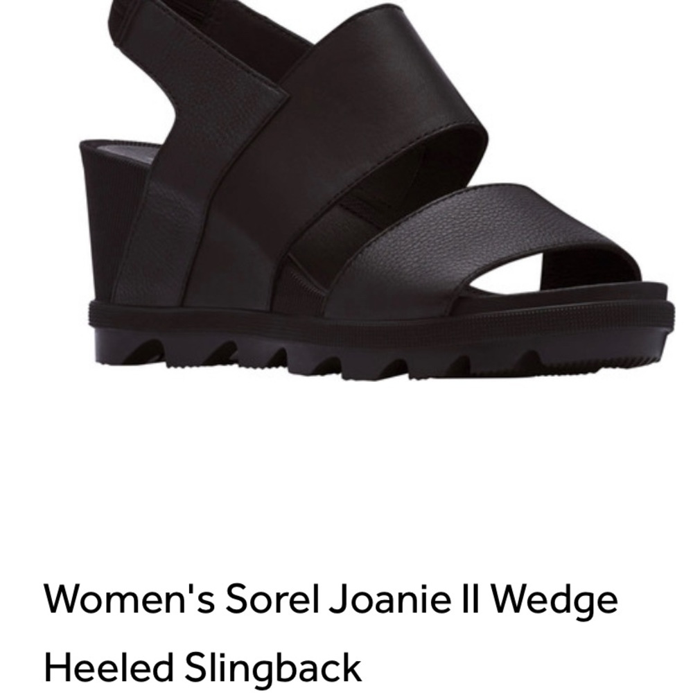 Sorel joanie wedge sling back sandals